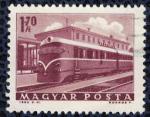 Hongrie 1963 Oblitr Chemins de Fer Locomotive Diesel  la gare de Keszthely SU