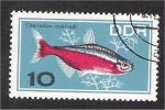 German Democratic Republic - Scott 866  fish / peche
