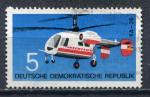 Timbre  ALLEMAGNE RDA  1972   Obl   N 1436  Y&T  Hlicoptre