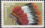 USA N° 1911 de 1990 neuf** "coiffe Comanche"