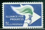 tats-Unis 1963 Y&T 749 NEUF 2e ann. pour l'Alliance du progrs