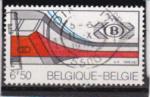 Timbre Belgique / Oblitr / 1976 / Y&T N1819 / Train - SNCB.