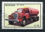 Timbre du NICARAGUA 1983  Obl  N 1301  Y&T  Pompiers Camion 