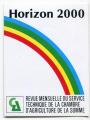 Autocollant HORIZON 2000 CHAMBRE AGRICULTURE SOMME 80 adhesif publicitaire 