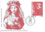 Souvenir philatlique avec gravure Mademoiselle de Bonneuil (timbre n3526)