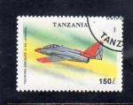 Timbre oblitr de Tazanie n 1461 Avion TA5997