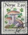 Norvge 1988 Oblitr Used Mushrooms Champignons Lepista Nuda Pied Bleu SU