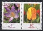 RFA 2005; Mi n 2480 & 4 (Y&T 2305 & 9); 5&10c se tenant, fleur, crocus & tulipe