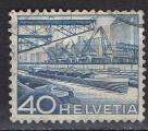 Suisse: Y.T. 489 - Port de Ble - oblitr - anne 1949