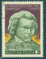 Hongrie 1970 - Y&T 2106 - oblitr - 200e anniv naissance Beethoven
