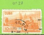 CUBA YT EXPRES N27 OBLIT