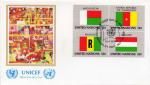 N.U/U.N (New York) 1980 - Srie de 4 drapeaux, 1erJ/FDC - YT 328-31/Sc 337-40