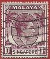 Singapur 1948-52.- Jorge VI. Y&T 9(B). Scott 9a. Michel 9C.