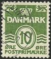 Dinamarca 1950-52.- Cifra. Y&T 336A. Scott 318. Michel 328x.