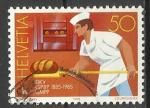Suisse 1985; Y&T n 1230; 50c centenaire de la Fdration de la Boulangerie