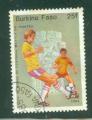 Burkina Faso 1985 Y&T  666  oblitr Football
