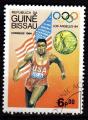 AF18 - 1984 - Yvert n 321 - Carl Lewis, 4x100 relay, US