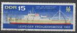 ALLEMAGNE (RDA) N 1046 o Y&T 1968 Foire de Leipzig (Navire frigorifique)