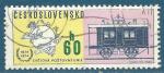 Tchcoslovaquie N2069 Centenaire de l'UPU - fourgon postal oblitr