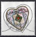 France 2004; Y&T n 3632; 0,50 Coeur de Chanel, St Valentin