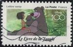 France 2023 Oblitr Disney 100 ans d'histoires  partager Le Livre de la Jungle