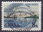 Timbre oblitr n 285(Yvert) Ghana 1967 - Adomi bridge