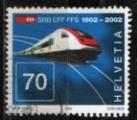 Suisse 2002; Y&T n 1703, (Mi  1778); 70c Train