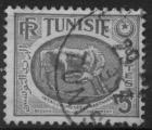 France, Tunisie : n 342 oblitr anne 1950 (vert)