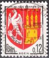 FRANCE - 1962/65 - Yt n 1353A - Ob - Armoiries de villes : Agen