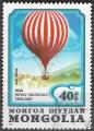 MONGOLIE - 1982 - Yt PA n 147 - Ob - 200 ans ascensions atmosphre ; Royal Vaux