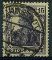 Allemagne : n 100 oblitr anne 1916