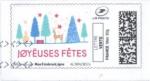 France 2014 - Mon Timbre en Ligne: Joyeuses Ftes, Lettre Verte 20g, /fragment