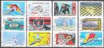 FRANCE Le timbre fte l'air  srie complte de 2013 oblitre   