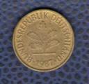 Allemagne 1987 Pice de Monnaie Coin 5 pfennig