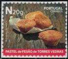 Portugal 2018 fragment Dessert Traditionnel Pastel Feijo de Torres Vedras