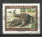 Burkina-Faso 1994; Y&T n 912; 100F crocodile