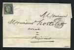 Rare lettre de Montpellier ( Hérault 24 Juillet 1850 ) avec un n° 4b
