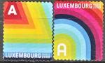 LUXEMBOURG 2 timbres de 2008 neufs (*) moiti faciale
