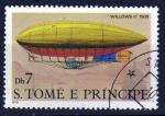 SAO TOME ET PRINCIPE N 581 o Y&T 1979 Dirigeable et ballon (Willouis II 1909)