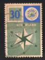Pays Bas 1957 Oblitr rond Used Stamp Europa 30 c rose des vents