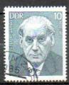 Allemagne RDA Yvert N2339 oblitr 1982 Herbert WARNKE homme politique