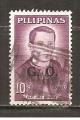 Philippines  N Yvert Timbre de Service 92 (oblitr) 