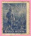 Argentina 1912-15.- Agricultura. Y&T 184(A). Scott 196. Michel 173XA.