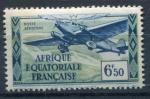Timbre d' AEF  PA  1943  Neuf **  N  36   Y&T  Avion