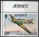 Jersey 1990 - Histoire de l'aviation : Hurricane - YT 520 / SG 532 **