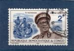 Timbre Congo - Kinshasa Oblitr / 1966 / Y&T N617.
