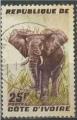  Cte d'Ivoire (Rp.) 1959 - Elphant, obl./used - YT 178 