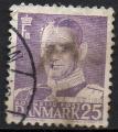 Danemark : Y.T.320A - Roi Frdrik IX - oblitr  - annes 1955