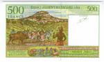 **   MADAGASCAR     500  francs   1994   p-75b    UNC   **