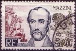 1384 - Mazzini, homme d'Etat italien - oblitr - anne 1963